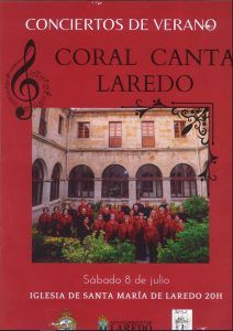 CONCIERTO DE VERANO CORAL “CANTA LAREDO” @ Iglesia Santa María.
