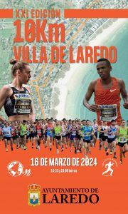 10 KM. RUTA _ VILLA DE LAREDO @ Salida: C/ Marqués de Comillas: Prueba 1: 16:15 h. (atletas con marcas superiores a 40 min.) Prueba 2: 18:00 h. (atletas con marcas inferiores a 40 min.)