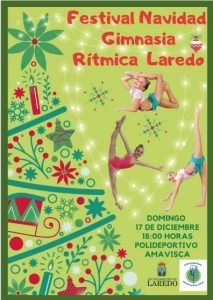 FESTIVAL DE NAVIDAD DE GIMNASIA RÍTMICA DE LAREDO @ Polideportivo Emilio Amavisca