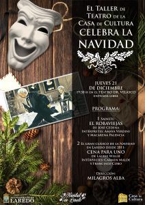 TEATRO “EL ROBAVIEJAS” Y  “CENA PARA UNO“ @ Casa de Cultura Dr. Velasco.