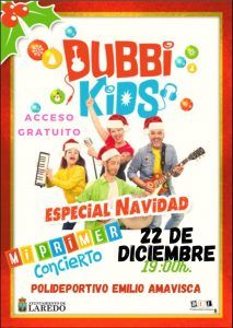 DUBBI KIDS presenta “MI PRIMER CONCIERTO” @ Polideportivo Emilio Amavisca