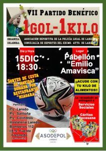 VII PARTIDO BENÉFICO “UN GOL - UN KILO” @ Polideportivo Emilio Amavisca