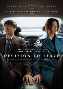 FILMOTECA DE CANTABRIA: DECISION TO LEAVE @ Cine Casa de Cultura Dr. Velasco (2 sesiones: 18:00 y 20:30 h)