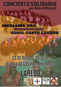 CONCIERTO SOLIDARIO por Wukro (Etiopía) @ Iglesia de los P.P. Trinitarios (C/ Comandante Villar, 1)