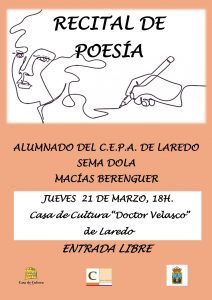RECITAL DE POESÍA @ Casa de Cultura Dr. Velasco