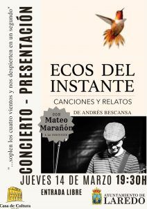 CONCIERTO Y PRESENTACIÓN “ECOS DEL INSTANTE” @ Salón de Actos de la Casa de Cultura Dr. Velasco