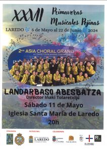 XXVII PRIMAVERAS MUSICALES PEJINAS - CONCIERTO DE LA “CORAL LANDARBASO ABESBATZA” @ Iglesia Santa María de la Asunción