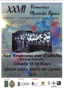 XXVII PRIMAVERAS MUSICALES PEJINAS – CONCIERTO DE “SAN FRANCESE COR D´ADULTS” @ Iglesia Santa María de la Asunción