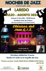 NOCHES DE JAZZ “CLÁSICOS DEL JAZZ G.I.S.” @ Jardines de la Casa de Cultura Dr. Velasco