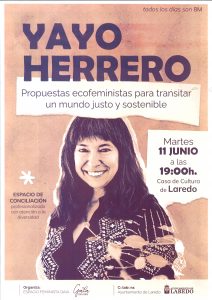 CHARLA “PROPUESTAS ECOFEMINISTAS PARA TRANSITAR UN MUNDO JUSTO Y SOSTENIBLE” @ Salón de Actos Casa de Cultura Dr. Velasco