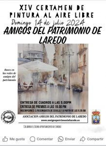 XIV CONCURSO DE PINTURA RÁPIDA AL AIRE LIBRE “PUEBLA VIEJA DE LAREDO” @ Inscripciones: 9:30 h. en la Sede de Amigos del Patrimonio de Laredo, C/ Reconquista de Sevilla, 1.