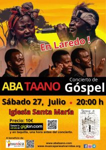 CONCIERTO DE GÓSPEL "ABA TAANO" @ Iglesia Santa María de Laredo