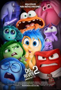 CARTELERA DE CINE: DEL REVÉS 2 (INSIDE OUT 2) @ Cine Casa de Cultura Dr. Velasco (2 sesiones: 17:00 y 19:00 h.)
