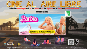 CINE AL AIRE LIBRE “BARBIE” @ Foso del Paseo Marítimo de Laredo.