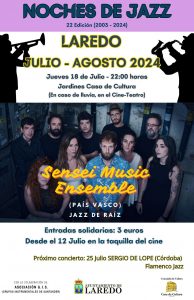 NOCHES DE JAZZ “SENSEI MUSIC ESEMBLE” @ Jardines de la Casa de Cultura Dr. Velasco