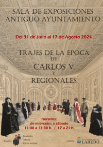 EXPOSICIÓN TRAJES DE LA ÉPOCA DE CARLOS V Y REGIONALES @ Sala Exposiciones “Antiguo Ayuntamiento” (De miércoles a sábado: De 11:30 a 13:30 h. y de 17:00 a 21:00 h.)