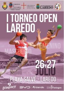 I TORNEO OPEN LAREDO "CIRCUITO CÁNTABRO BALONMANO PLAYA" @ Playa La Salvé Laredo (Entrada C/ Almirante Bonifaz)