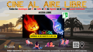 CINE AL AIRE LIBRE “ELEMENTAL” @ Foso del Paseo Marítimo