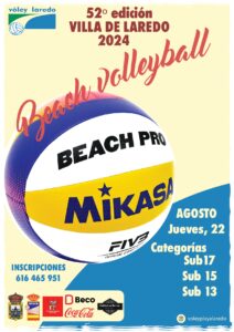 52 EDICIÓN BEACH VOLLEYBALL VILLA DE LAREDO 2024 @ Playa La Salvé (Acceso: C/ Eguilior)