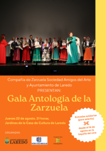 CONCIERTO LÍRICO "GALA ANTOLOGÍA DE LA ZARZUELA" @ Jardines de la Casa de Cultura Dr. Velasco