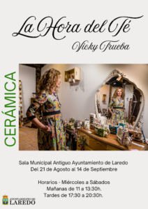EXPOSICIÓN DE CERÁMICA “LA HORA DEL TÉ” DE VICKY TRUEBA @ Sala Exposiciones “Antiguo Ayuntamiento” (De miércoles a sábado: De 11:00 a 13:30 h. y de 17:30 a 20:30 h.)