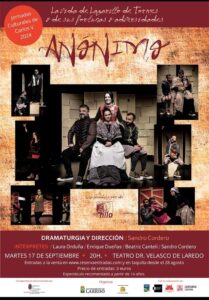 TEATRO “ANÓNIMO” @ Salón de Actos Casa de Cultura Dr. Velasco