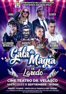 GALA DE LA MAGIA en beneficio de la asociación “D&R. NUNCA JUGARÁS SOLO” @ Salón de Actos de la Casa de Cultura Dr. Velasco