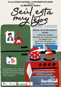 TEATRO FAMILIAR “SEÚL ESTÁ MUY LEJOS” @ Teatro Casa de Cultura Dr. Velasco