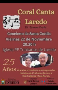 CONCIERTO DE SANTA CECILIA por la CORAL CANTA LAREDO @ Iglesia de los Padres Trinitarios