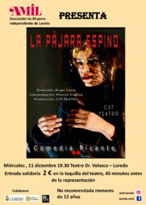 TEATRO PARA ADULTOS  “LA PÁJARA ESPINO” @ Salón de Actos Casa de Cultura Dr. Velasco