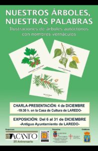 EXPOSICIÓN de ILUSTRACIONES “NUESTROS ÁRBOLES, NUESTRAS PALABRAS” @ Antiguo Ayuntamiento de Laredo (De: 11 a 13:30 h.  y de: 17:30 a 20:30 h.)