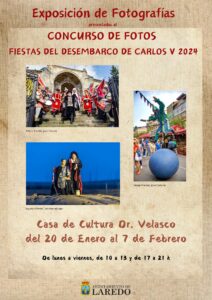 EXPOSICIÓN TRABAJOS PRESENTADOS AL CONCURSO FOTOGRÁFICO “FIESTAS DEL DESEMBARCO DE CARLOS V – 2024” @ Casa de Cultura Dr. Velasco (De lunes a viernes, de 10 a 13 h. y de 17 a 21 h.)