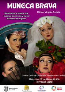 MONÓLOGOS Y TANGOS “MUÑECA BRAVA” @ Cine - teatro Casa de Cultura Dr. Velasco