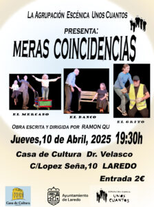 TEATRO “MERAS COINCIDENCIAS” @ Salón de Actos Casa de Cultura Dr. Velasco