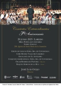 “MISA POPULAR CÁNTABRA” de la CORAL SALVÉ DE LAREDO @ Iglesia Santa María de la Asunción