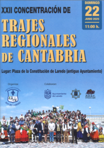 XXII CONCENTRACIÓN DE TRAJES REGIONALES DE CANTABRIA @ Plaza de la Constitución / Iglesia de Santa María / Parque de Los Pescadores