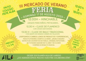 III MERCADO-FERIA DE VERANO ESCOLANÍA AILA @ Patio del Colegio Pepe Alba