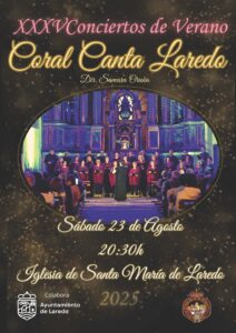 XXXV CONCIERTO DE VERANO “CORAL CANTA LAREDO” @ Iglesia de Santa María.