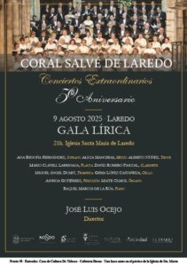 "GALA LÍRICA" 50 ANIVERSARIO CORAL SALVÉ DE LAREDO @ Iglesia de Santa María