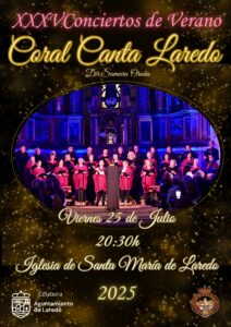 XXXV CONCIERTO DE VERANO “CORAL CANTA LAREDO” @ Iglesia de Santa María de Laredo