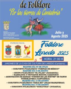 XXXVII MUESTRA INTERNACIONAL DE FOLKLORE “POR LAS TIERRAS DE CANTABRIA”: CONJUNTO FOLKLÓRICO “GORLYTSIA” (UCRANIA) @ Jardines Casa de Cultura Dr. Velasco
