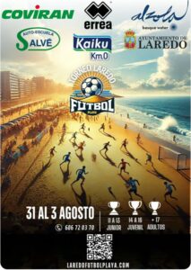 TORNEO LAREDO DE FÚTBOL PLAYA @ Playa Salvé (Consultar horarios: www.laredofutbolplaya.com)