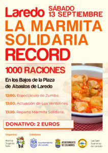 MARMITA  SOLIDARIA RECORD “1000 RACIONES” @ Bajos de la Plaza de Abastos de Laredo