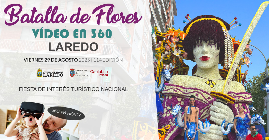 Cartel Batalla de Flores Laredo 2025