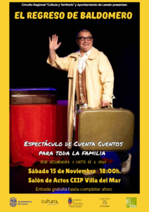 CUENTACUENTOS “EL REGRESO DE BALDOMERO” @ Salón de Actos del CEIP Villa del Mar