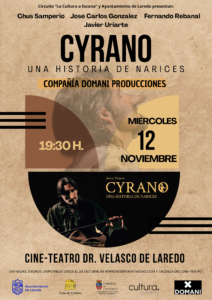 TEATRO ADULTOS “CYRANO, UNA HISTORIA DE NARICES” @ Salón de Actos Casa de Cultura Dr. Velasco