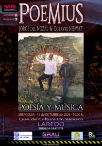 RECITAL POÉTICO a cargo de DÚO POEMIUS @ Cine-Teatro de la Casa de Cultura Dr. Velasco