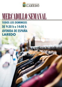 MERCADILLO SEMANAL LAREDO @ Av. de España y C/ San Andrés de Giles