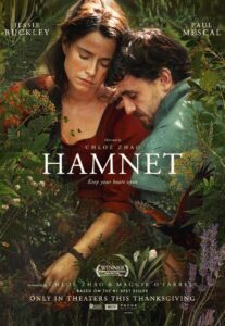 CARTELERA DE CINE: HAMNET @ Cine Casa de Cultura Dr. Velasco (2 sesiones: 18:00 y 20:30 h.)