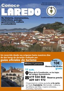 VISITA GUIADA “CONOCE LAREDO” @ Punto de encuentro: Plaza de la Constitución, en los bajos del antiguo Ayuntamiento.